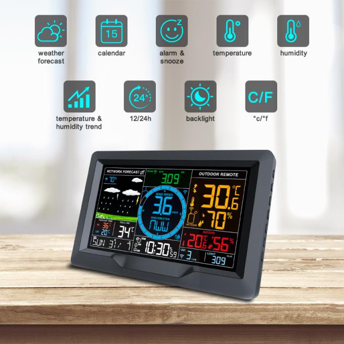 Indoor Outdoor Weather Station Wireless With Humidity Temperature ...